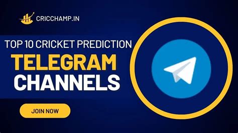 Top 10 Cricket Betting Tips Telegram Channels in .